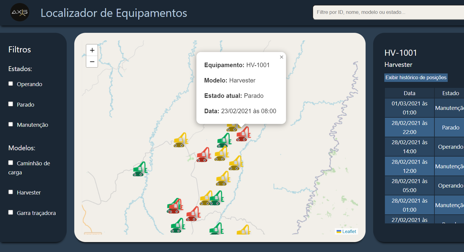 equipment locator project